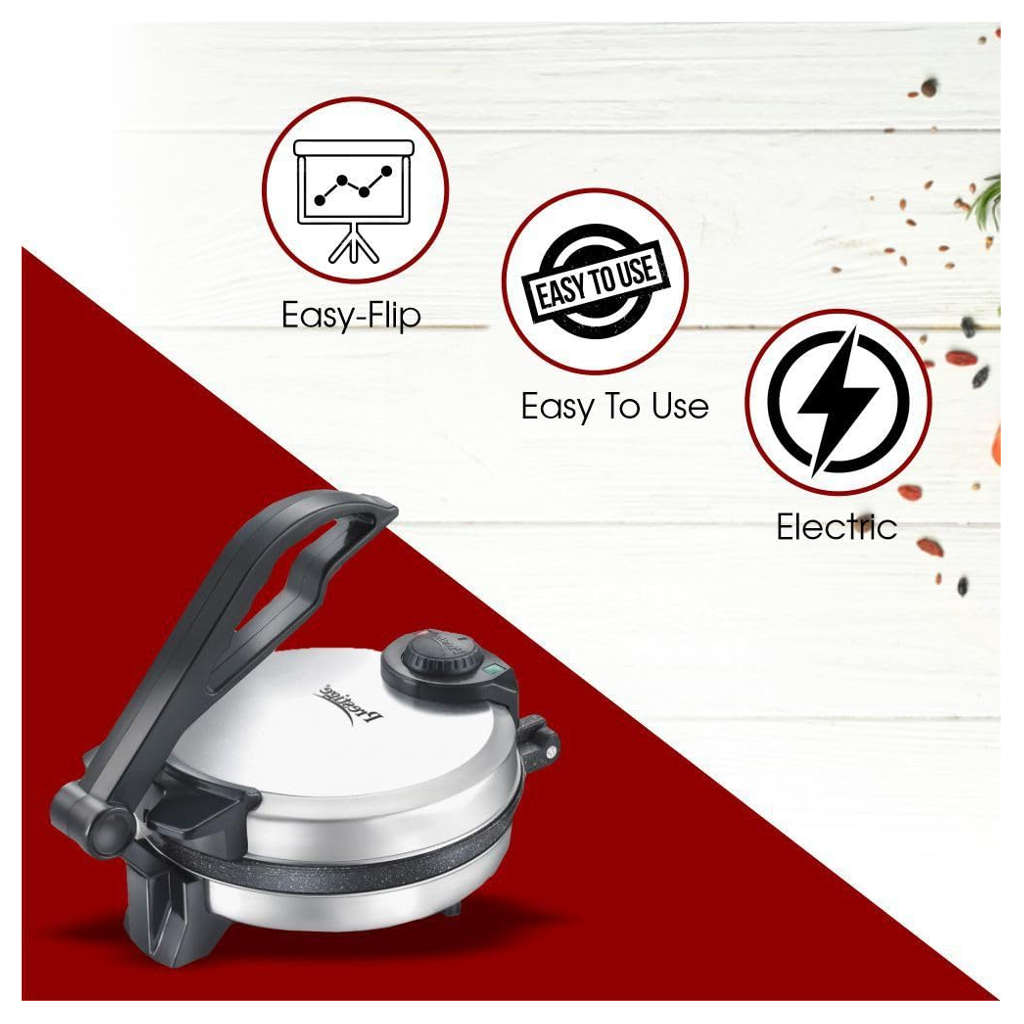 Prestige PRM 5.0 Roti Maker Silver & Black
