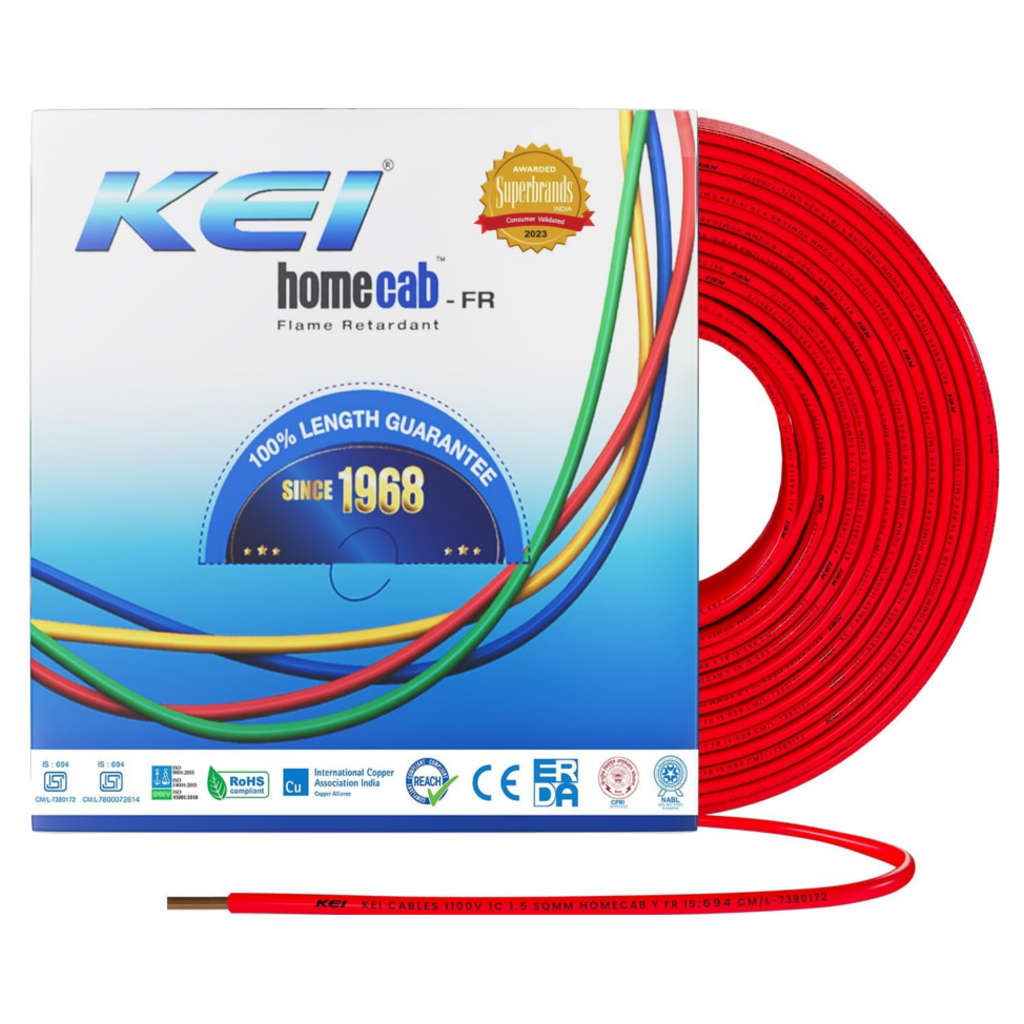 Buy KEI HomeCab FR Unsheathed Single Core Flexible Cable PVC