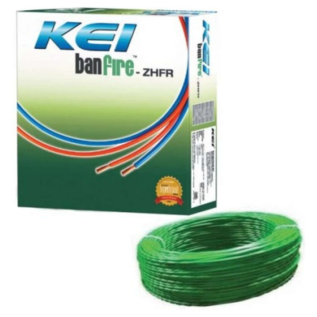 KEI Banfire ZHFR Unsheathed Single Core Flexible Cable Copper 6.00Sq.mm 180Meter