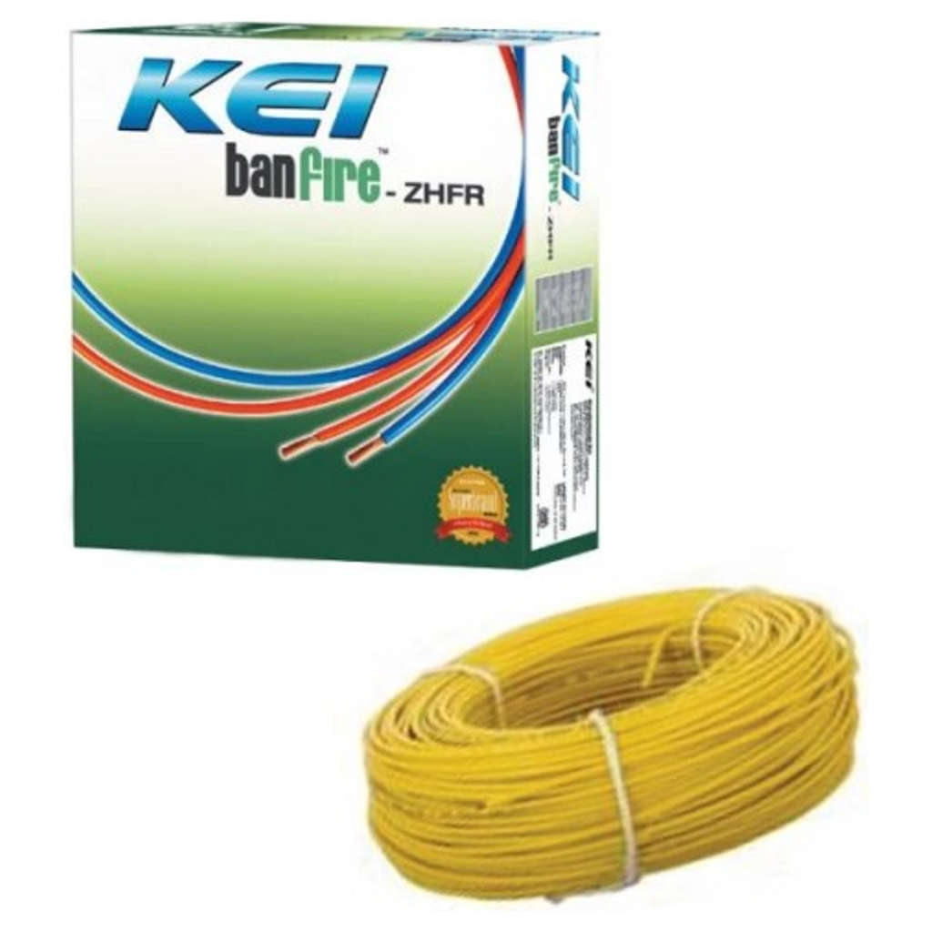 KEI Banfire ZHFR Unsheathed Single Core Flexible Cable Copper 6.00Sq.mm 180Meter