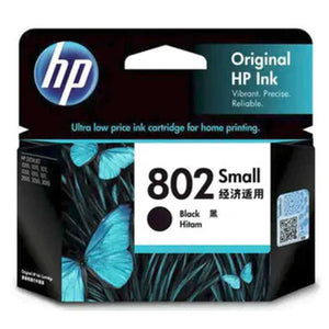 HP 802 Small Black Original Ink Cartridge