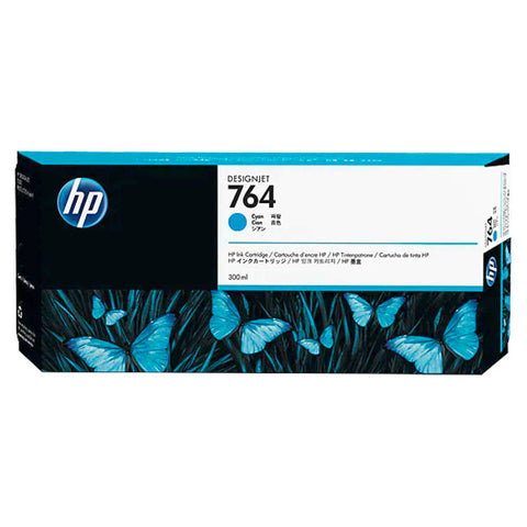 HP 764 300ml Cyan DesignJet Ink Cartridge