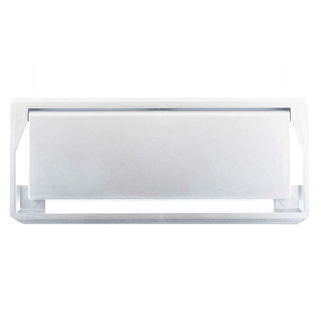 Buy MX Access Flap With Soft Close Plastic 300mm Silver MX 7007