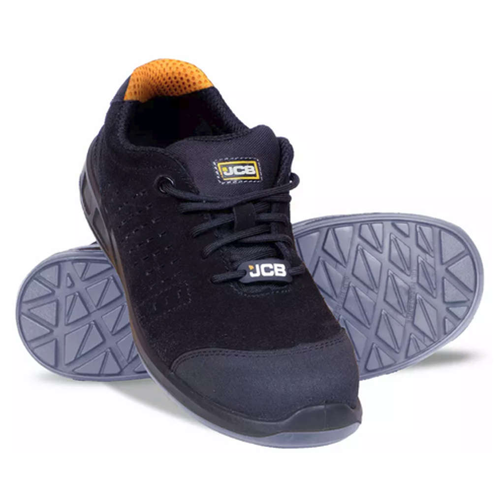 JCB Vent Double Density Safety Shoe Black