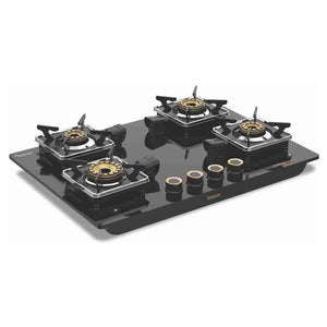 Vidiem Vogue 4 Burner Glass Top Gas Stove
