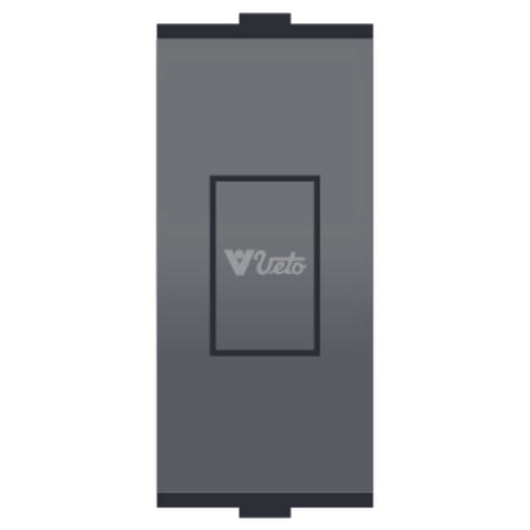 Veto Vyoma Blank Plate 1M Mat Grey VV-352 