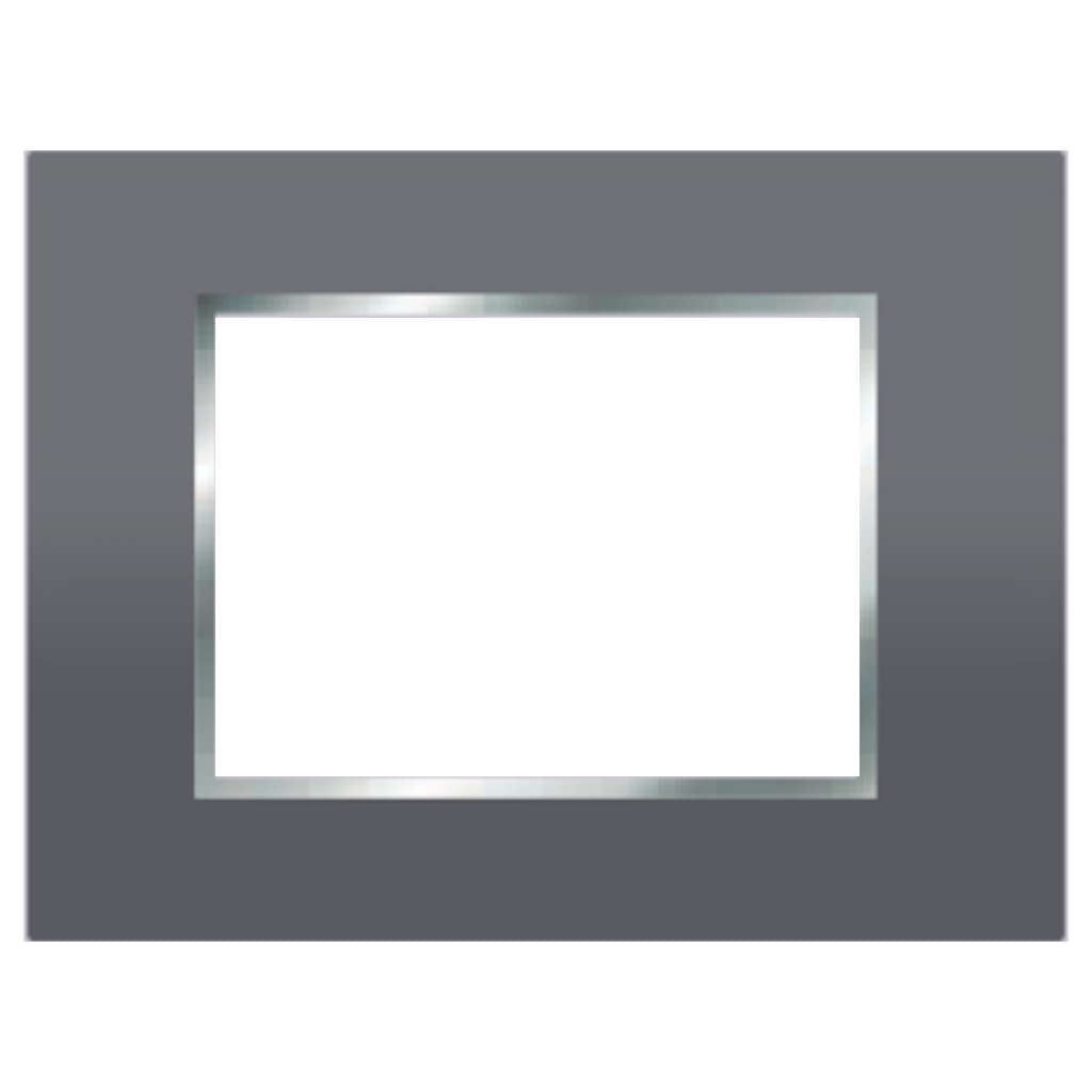 Veto Vyoma Mat Grey Modular Cover Plates 1M - 18M