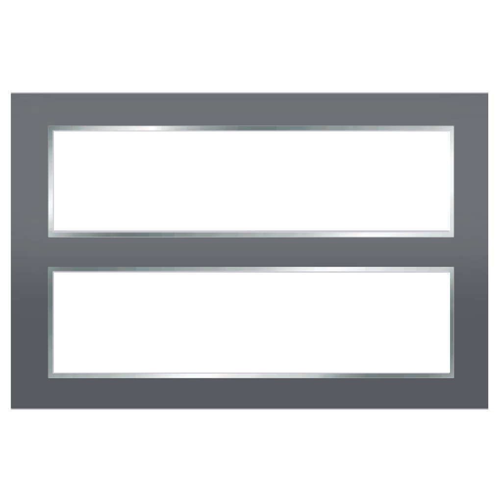 Veto Vyoma Mat Grey Modular Cover Plates 1M - 18M