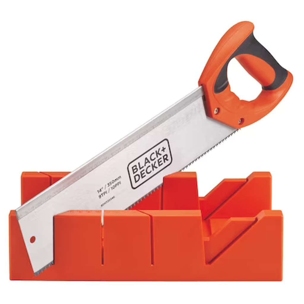 Black & Decker Mitre Box With Saw 350mm BDHT20346 