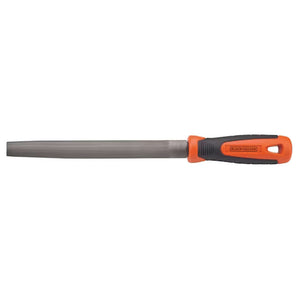 Black & Decker 2nd Cut Half Round File 200mm BDHT22146 