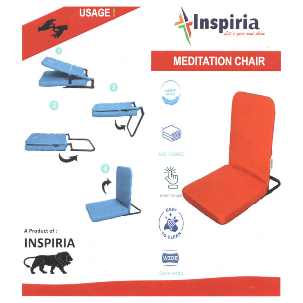 Inspiria Meditation Chair Foldable D1 Orange