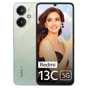 Redmi 13C 5G Smartphone 4GB RAM 128GB Storage Startrail Green 