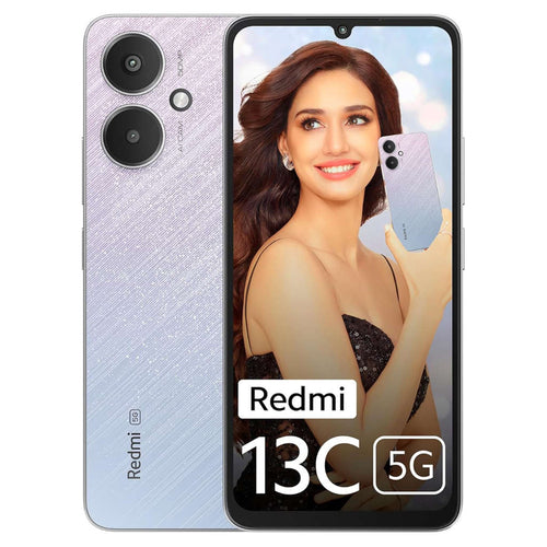 Redmi 13C 5G Smartphone 4GB RAM 128GB Storage Startrail Silver 