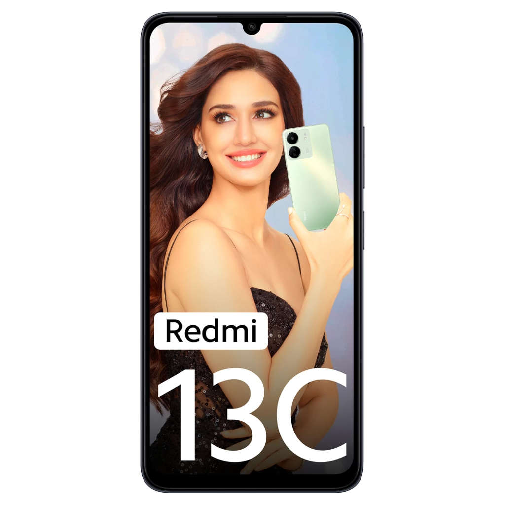 Redmi 13C Smartphone 4GB RAM 128GB Storage Stardust Black