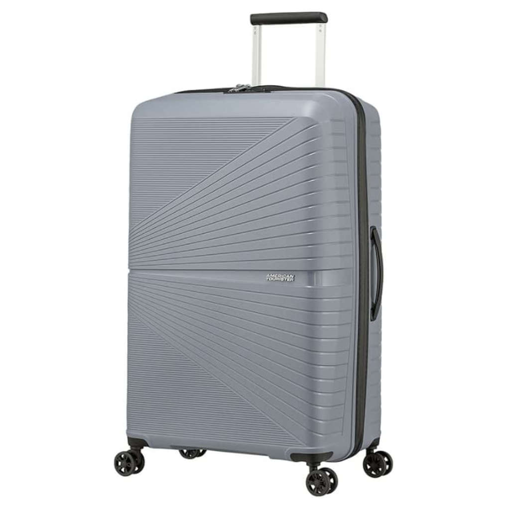 American Tourister Airconic Check In Luggage AMT 77 Cm Polypropylene Hard Trolley Suitcase Grey