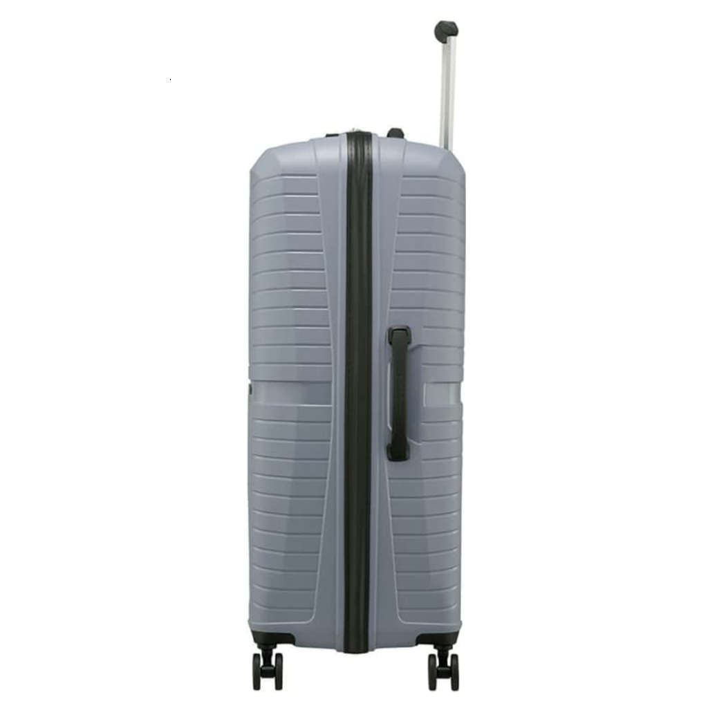 American Tourister Airconic Check In Luggage AMT 77 Cm Polypropylene Hard Trolley Suitcase Grey