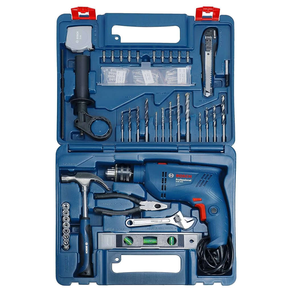 Bosch Professional Impact Drill Kit 100 Pcs GSB 600