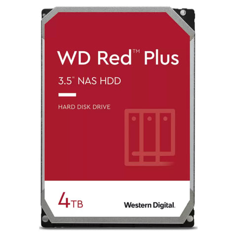 WD Red Plus NAS 4TB Hard Disk Drive 3.5 Inch WD40EFPX 