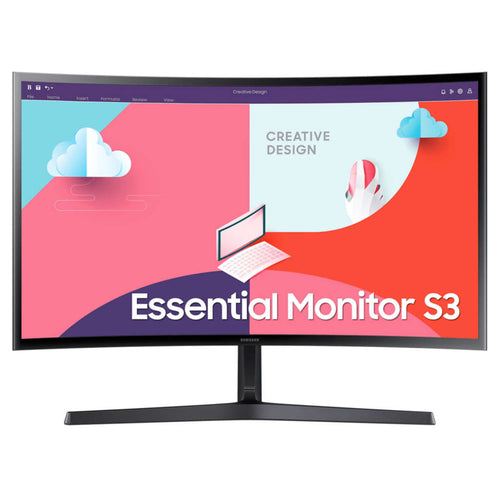 Samsung Curved Monitor With 1800R Curvature 24 Inch LS24C366EAWXXL 