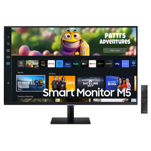 Samsung M5 FHD Smart Monitor With Smart TV Experience LS27CM500EWXXL 