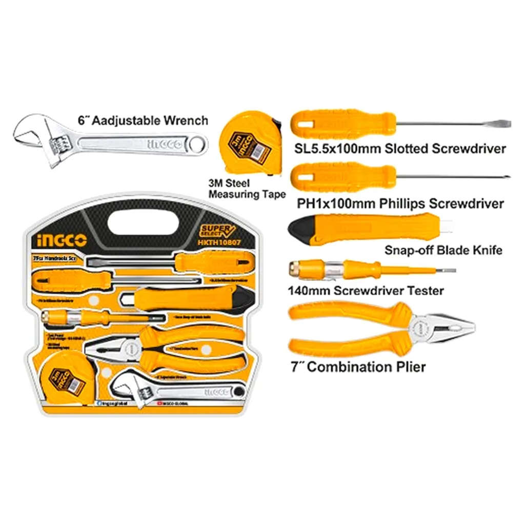 Buy Ingco Hand Tool Set Of 7 Pcs HKTH10807 Online at Bestomart ...