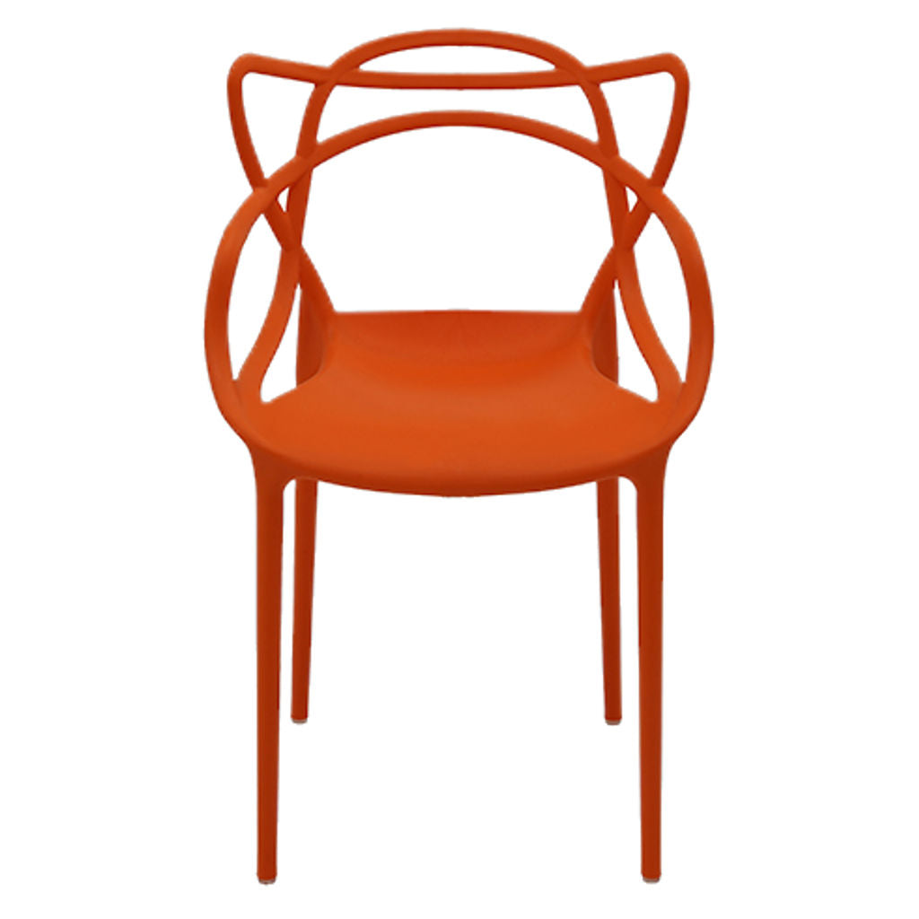 Supreme Butterfly Plastic Baby Chair Orange 