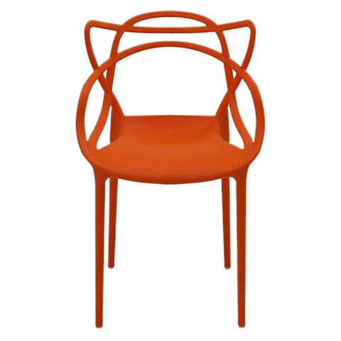 Supreme Butterfly Plastic Baby Chair Orange 