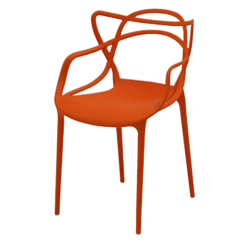 Supreme Butterfly Plastic Baby Chair Orange