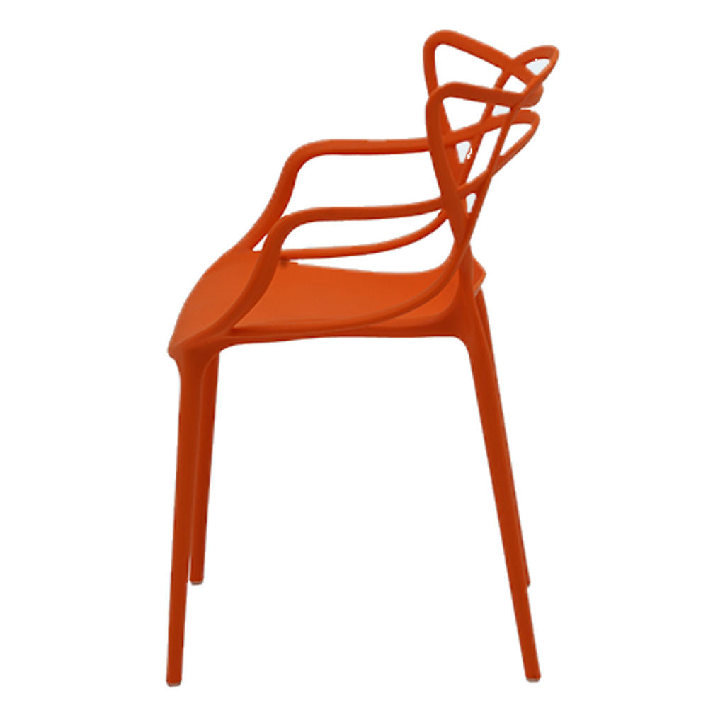 Supreme Butterfly Plastic Baby Chair Orange