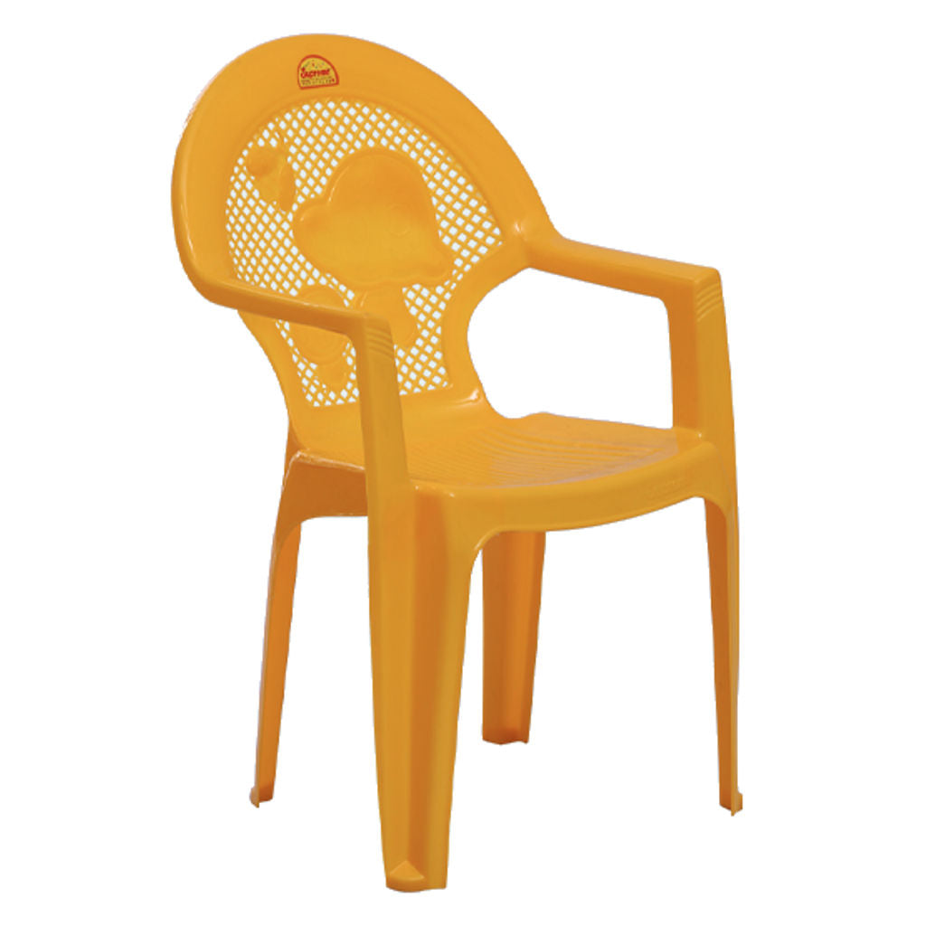 Supreme Jack Plastic Kids Chair Yellow
