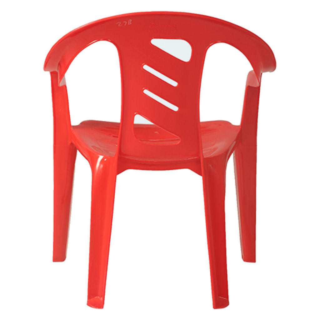 Supreme Jolly Plastic Baby Chair Red