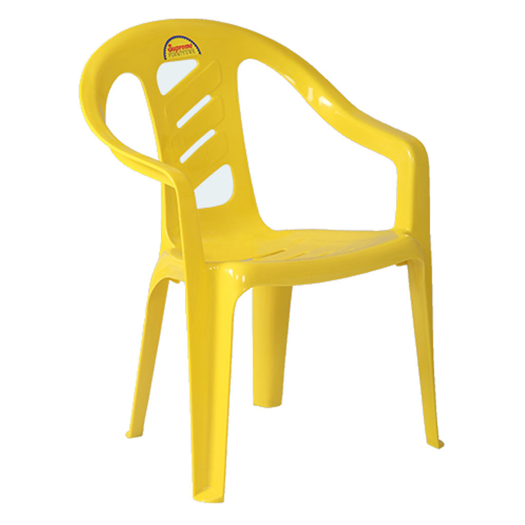 Supreme Jolly Plastic Baby Chair Yellow