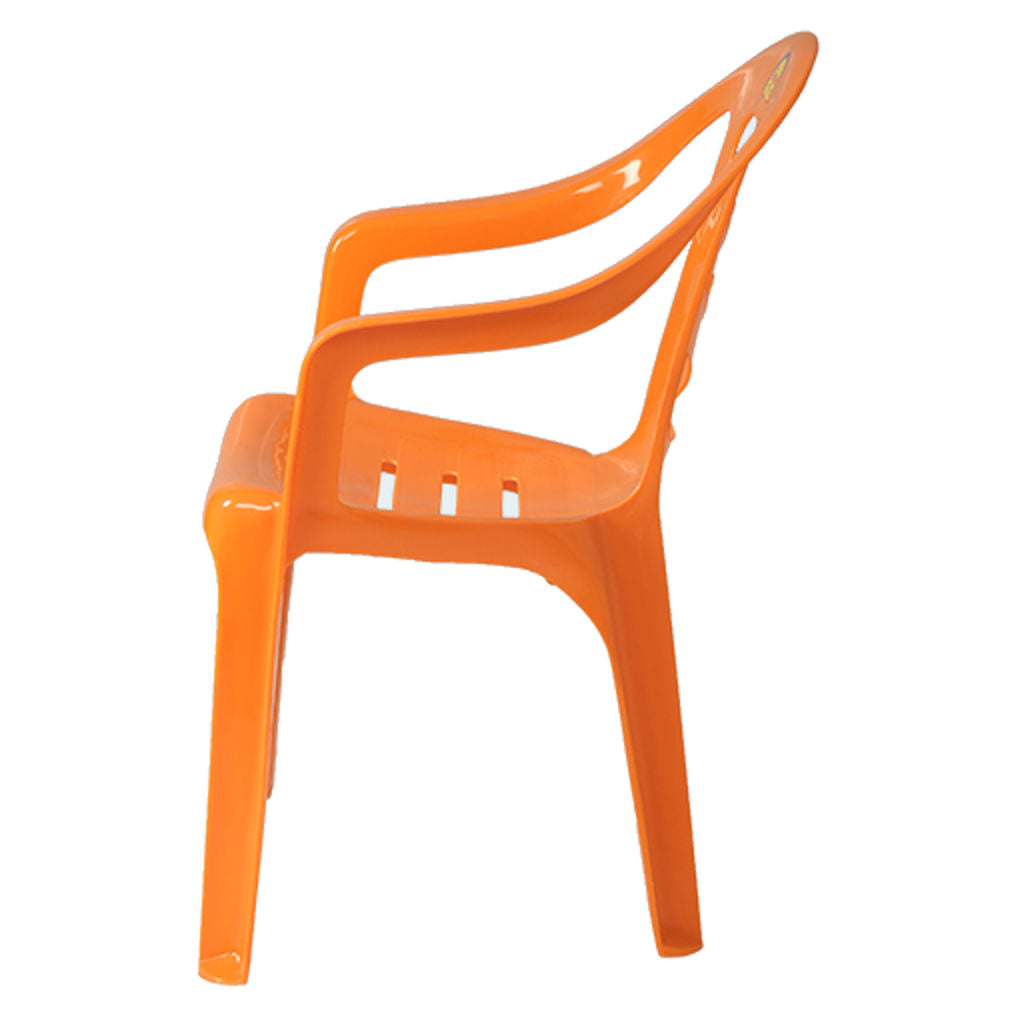 Supreme Jolly Plastic Baby Chair Orange