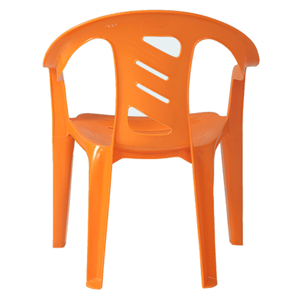 Supreme Jolly Plastic Baby Chair Orange