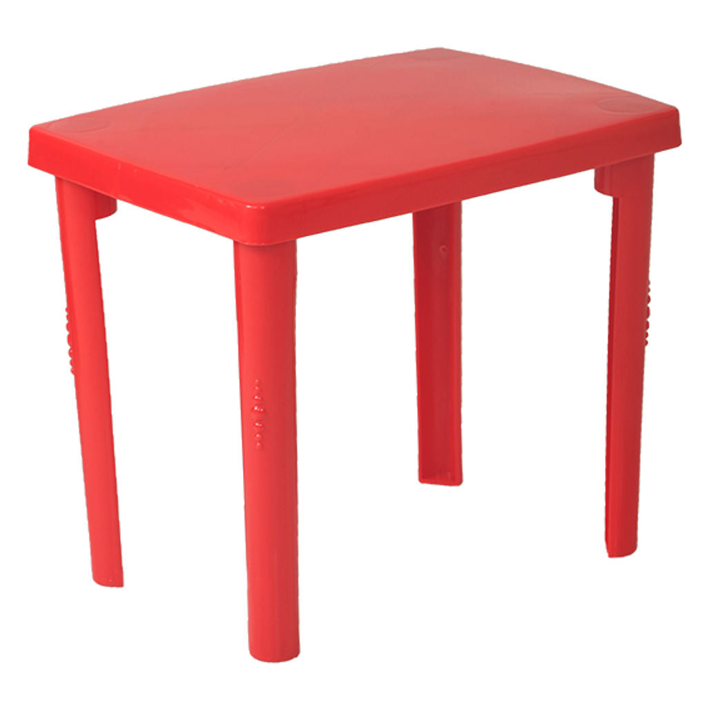 Supreme Kid Plastic Kids Table Red