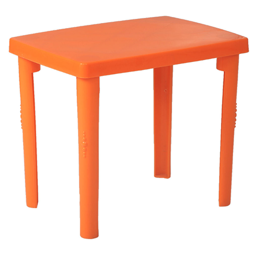 Supreme Kid Plastic Kids Table Orange