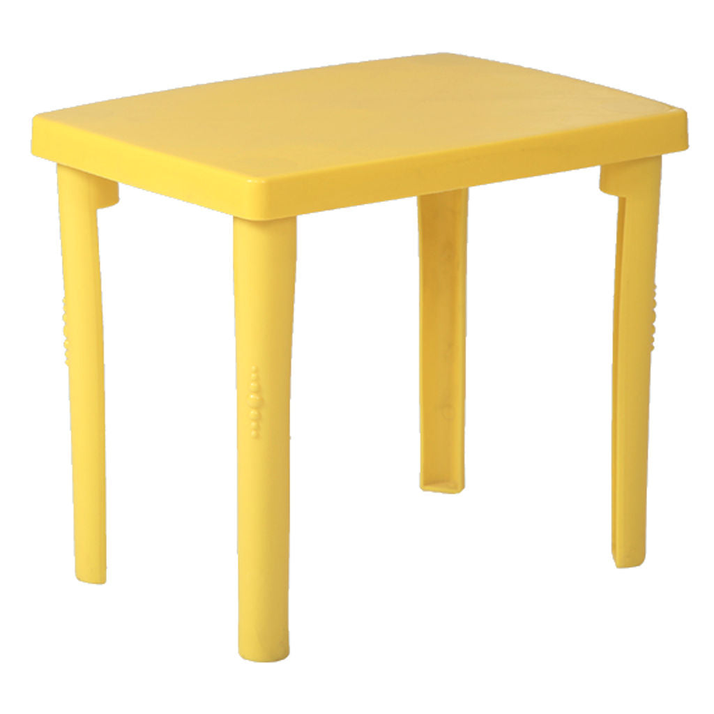 Supreme Kid Plastic Kids Table Yellow