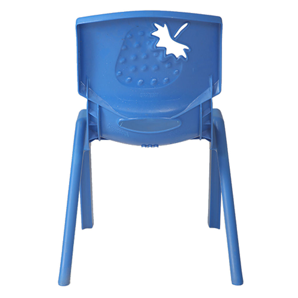 Supreme Strawberry Plastic Baby Chair French Blue