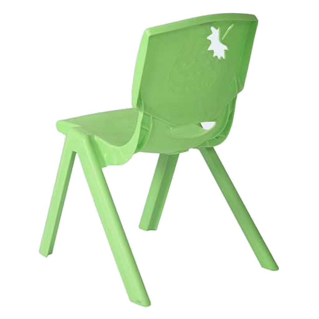 Supreme Strawberry Plastic Baby Chair Parrot Green