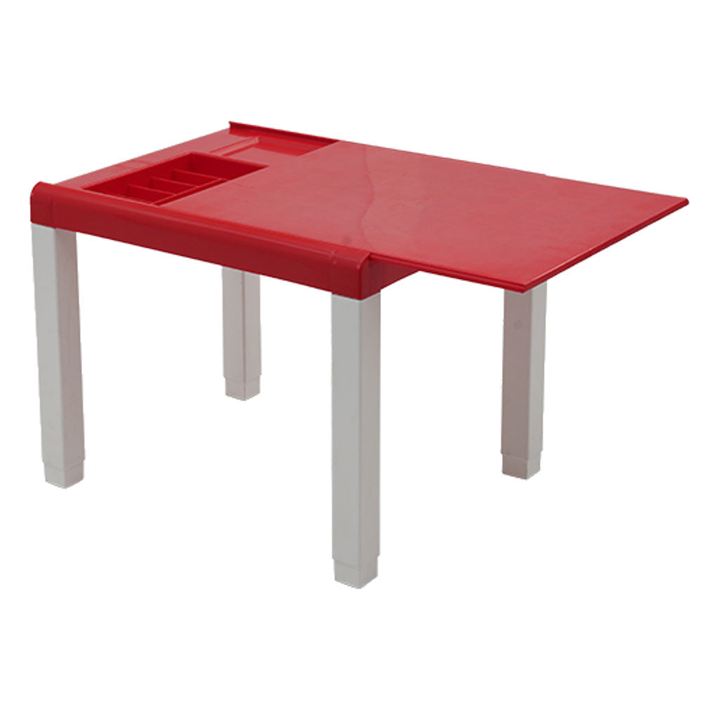 Supreme Zeta Plastic Kids Table Red White