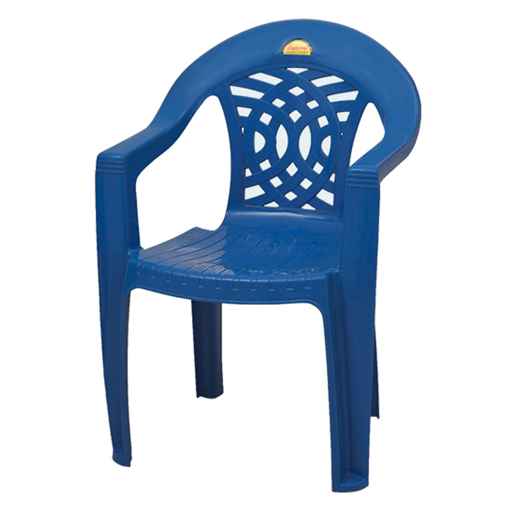Supreme Arch Plastic Chair French Blue