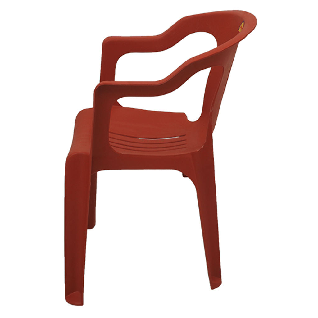 Supreme Bulbul Plastic Chair Almond Red