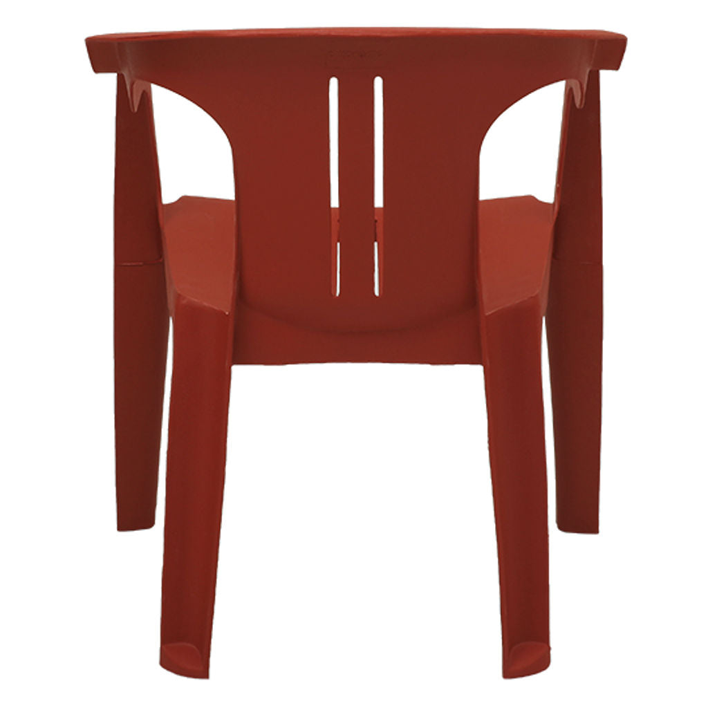 Supreme Bulbul Plastic Chair Almond Red