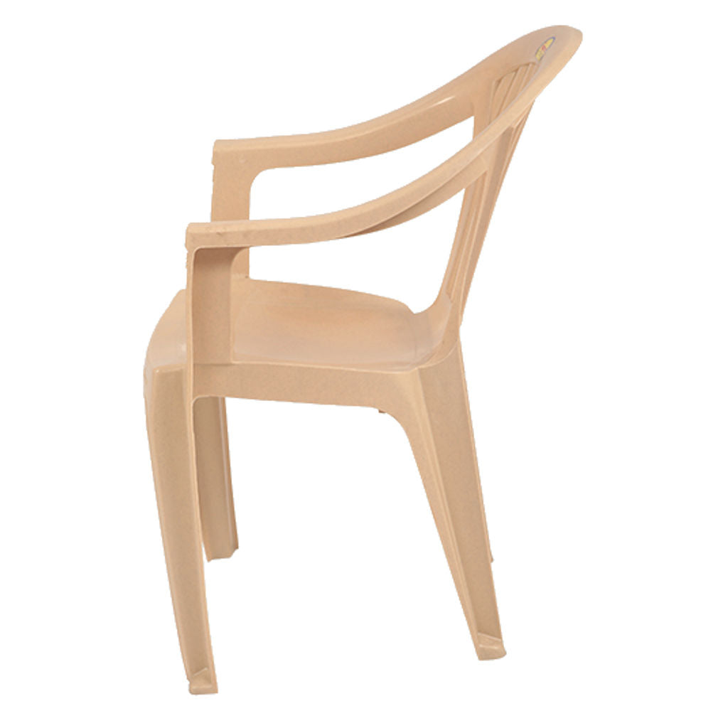 Supreme Cool Plastic Chair Marble Beige