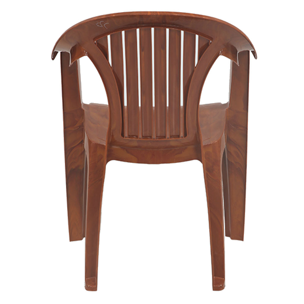 Supreme Cool Plastic Chair Teakwood