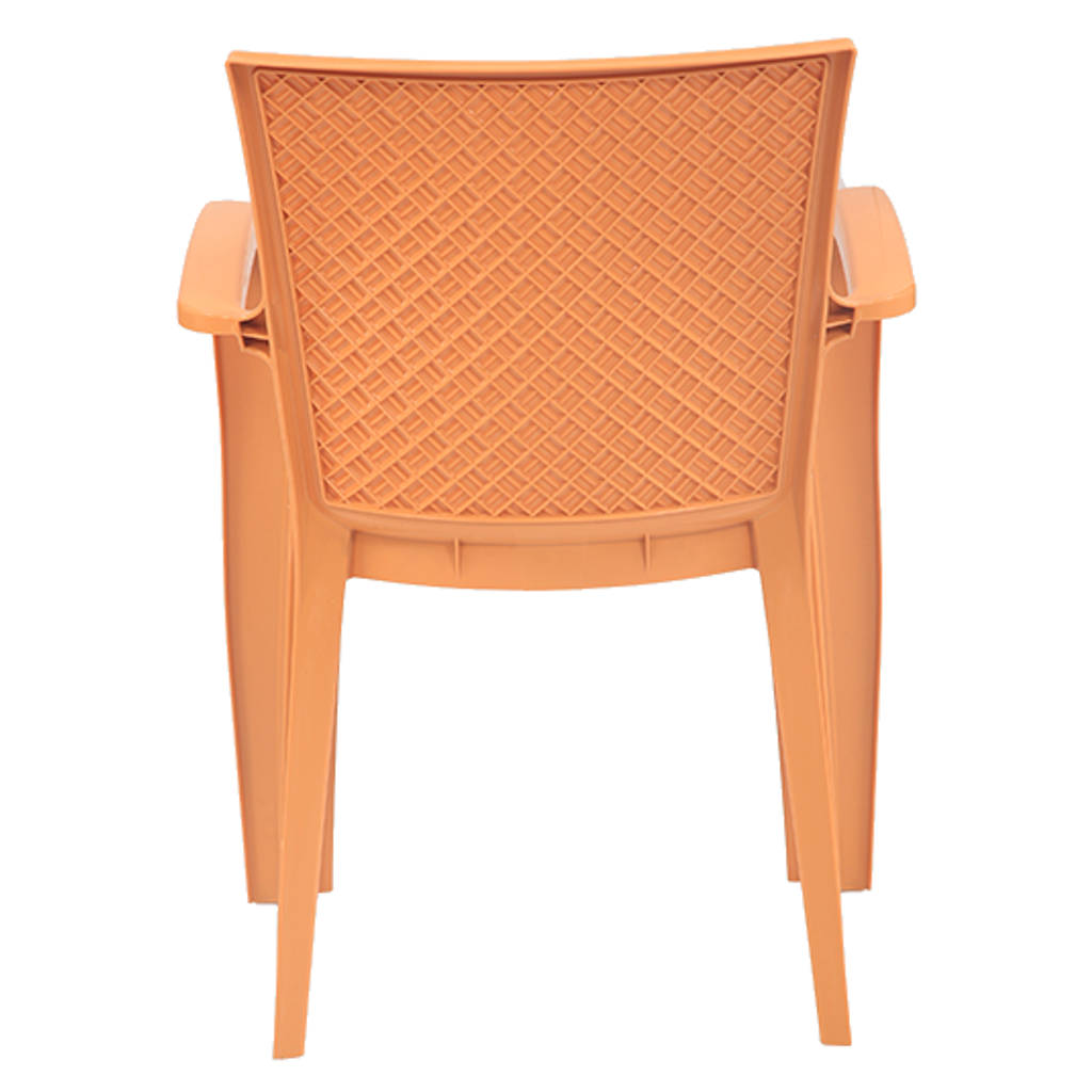 Supreme Degree Premium Plastic Chair Amber Gold