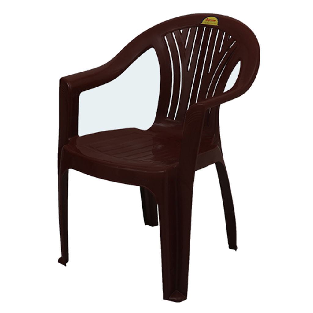 Supreme Force Plastic Chair Brown
