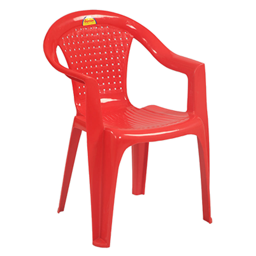 Buy Supreme Johny Plastic Chair Red Online at Bestomart