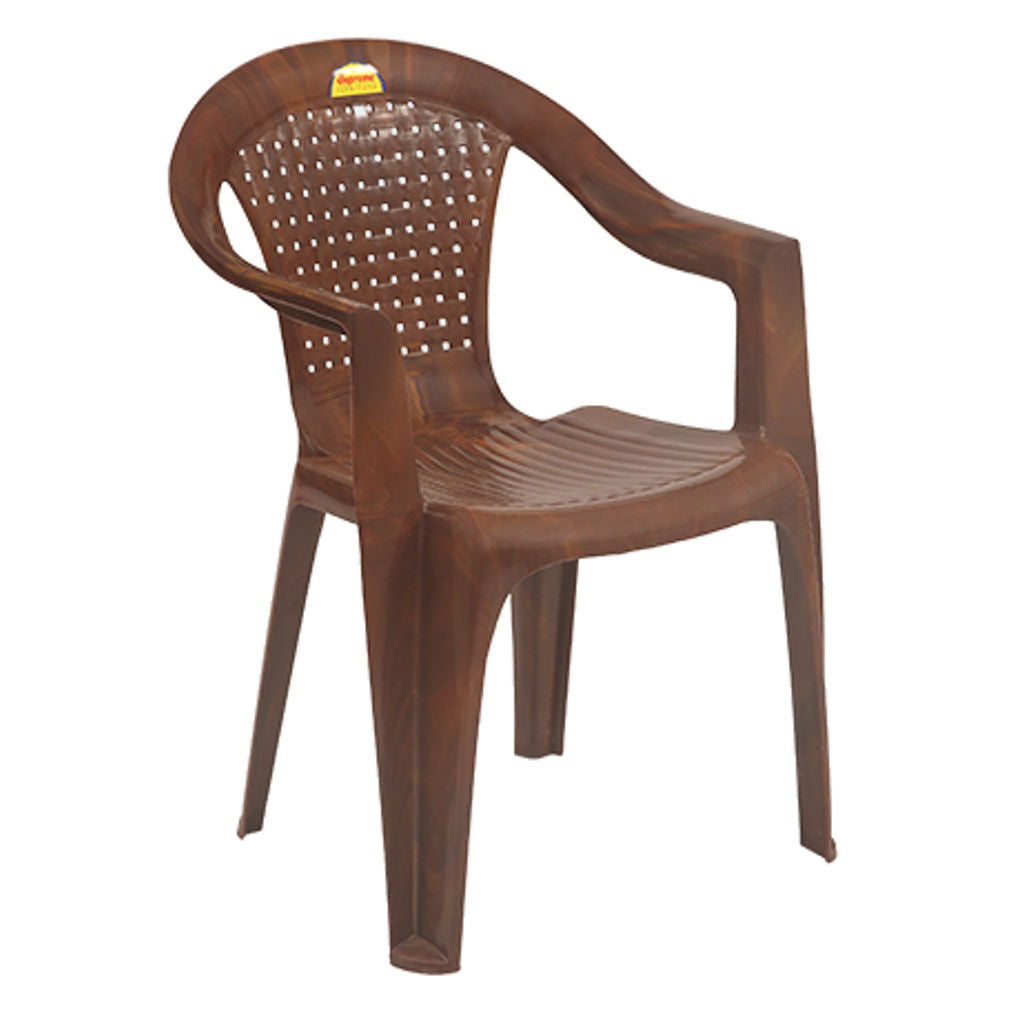 Supreme Johny Plastic Chair Teakwood