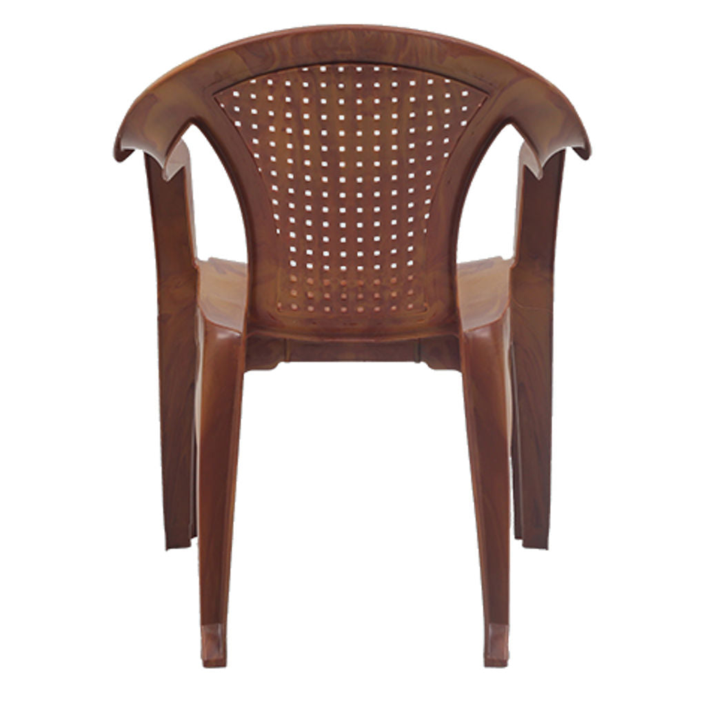 Supreme Optra Plastic Chair Teakwood